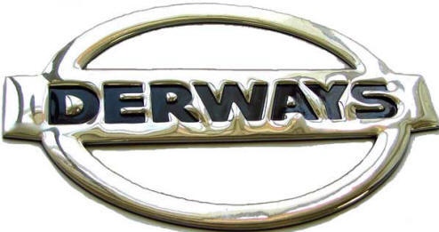 логотип автомобиля на капот джипа DERWAYS
